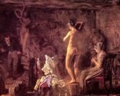 托马斯 伊肯斯 : William Rush Carving his Allegorical Figure of the Schuylkil